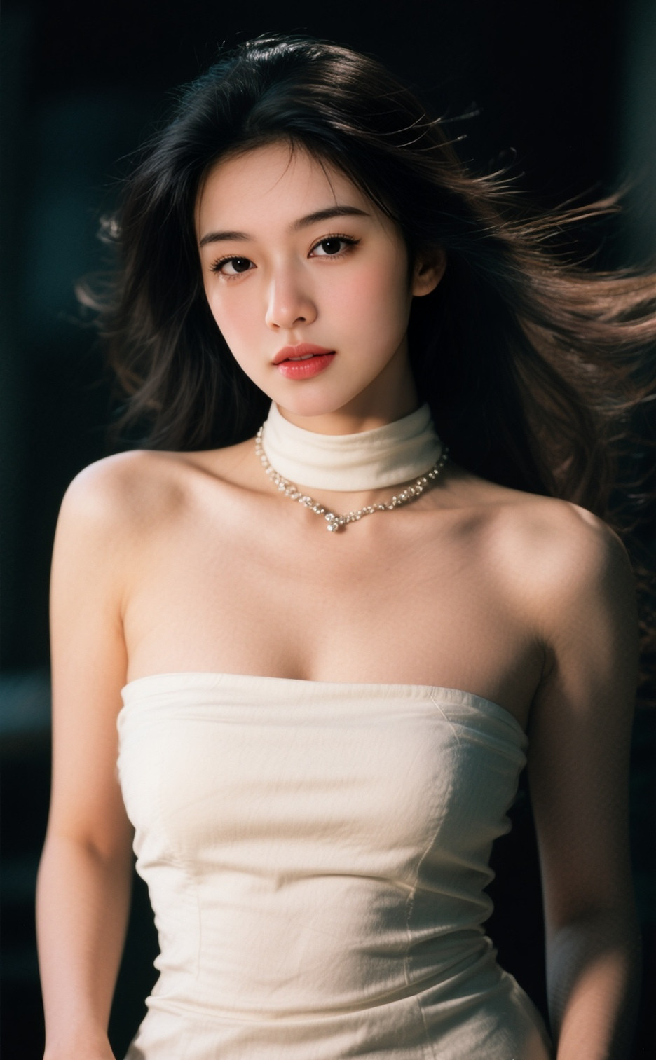 连衣裙女神身段如诗如画写真