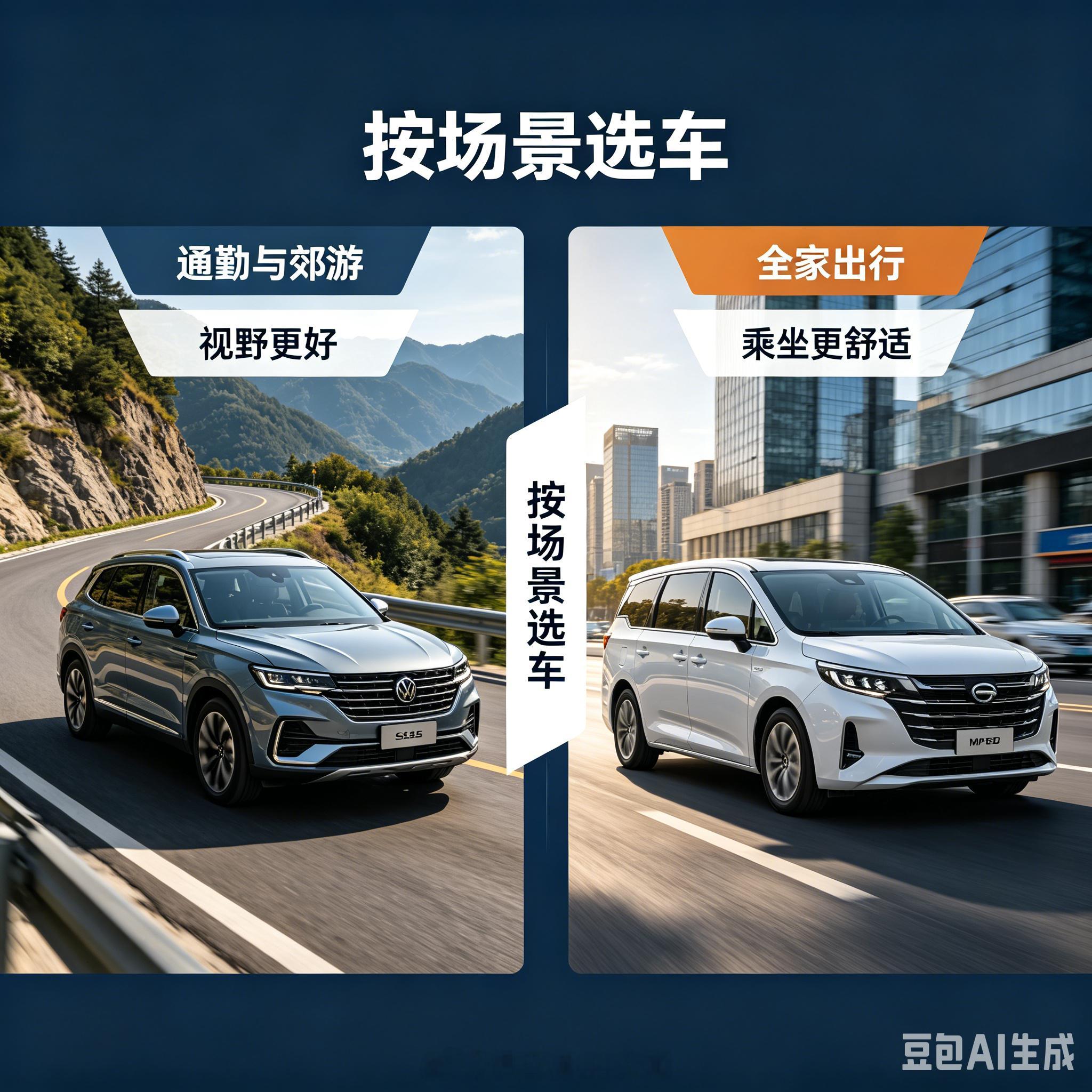 SUV和MPV的区别还大吗汽场全开🚙曾经界限分明，两类车型各有所长早些年买车