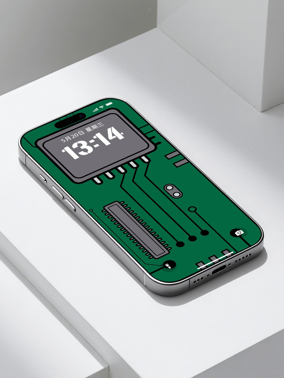 iPhone灵动岛隐藏壁纸丨创意壁纸