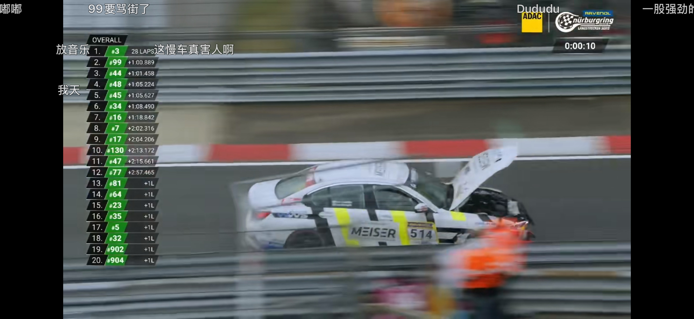 纽博格林四小时耐力赛结束了维斯塔潘，稳稳第一比第二名快了一分多钟第二第三的争夺很