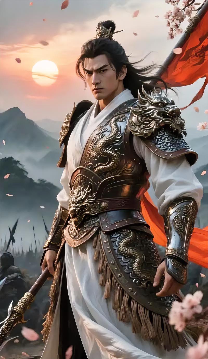 元朝大将王保保连斩五员明将，惹恼了常遇春。他手持丈八点钢枪，直奔王保保而来。王保