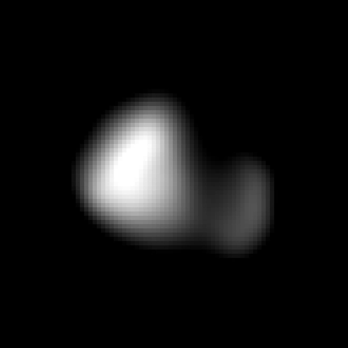 冥王星第二小的卫星，克尔伯罗斯，10年前由新视野号探测器拍摄。​​​