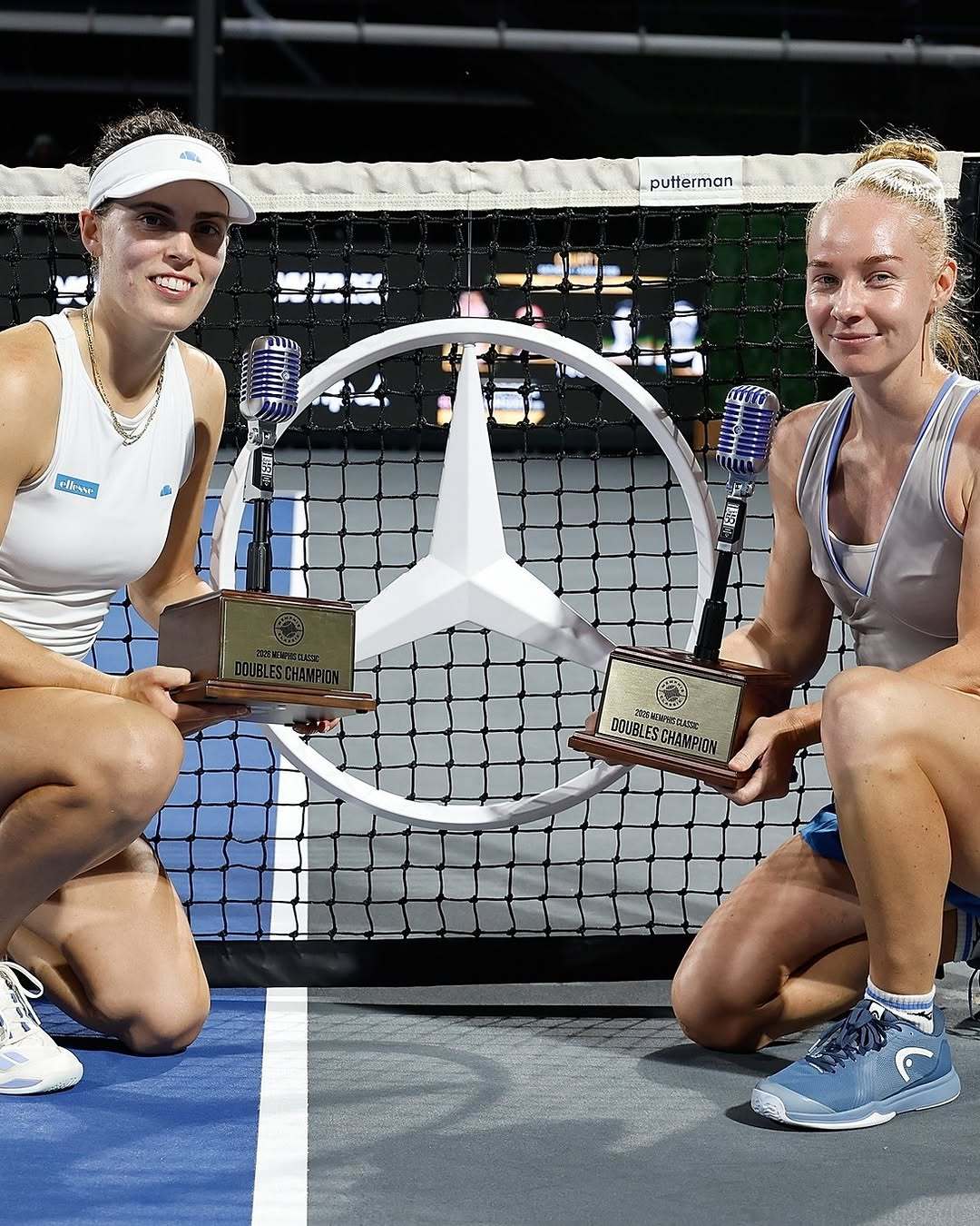 本周两站巡回赛双打冠军出炉🏆📍WTA500华盛顿站双打决赛，2号种子卢特利芙
