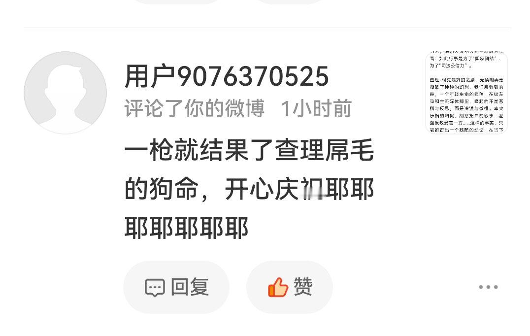 不知道对一个地球另一端，自己从没见过面的人的恨是从哪儿来的？这就是左棍们的普遍操