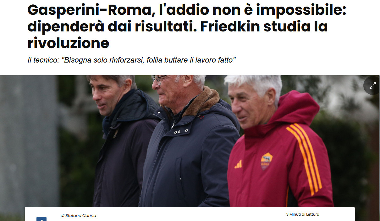 信使报Carina的这篇文章也很有意思，提供了不同的视角，加斯佩里尼不仅是与马萨