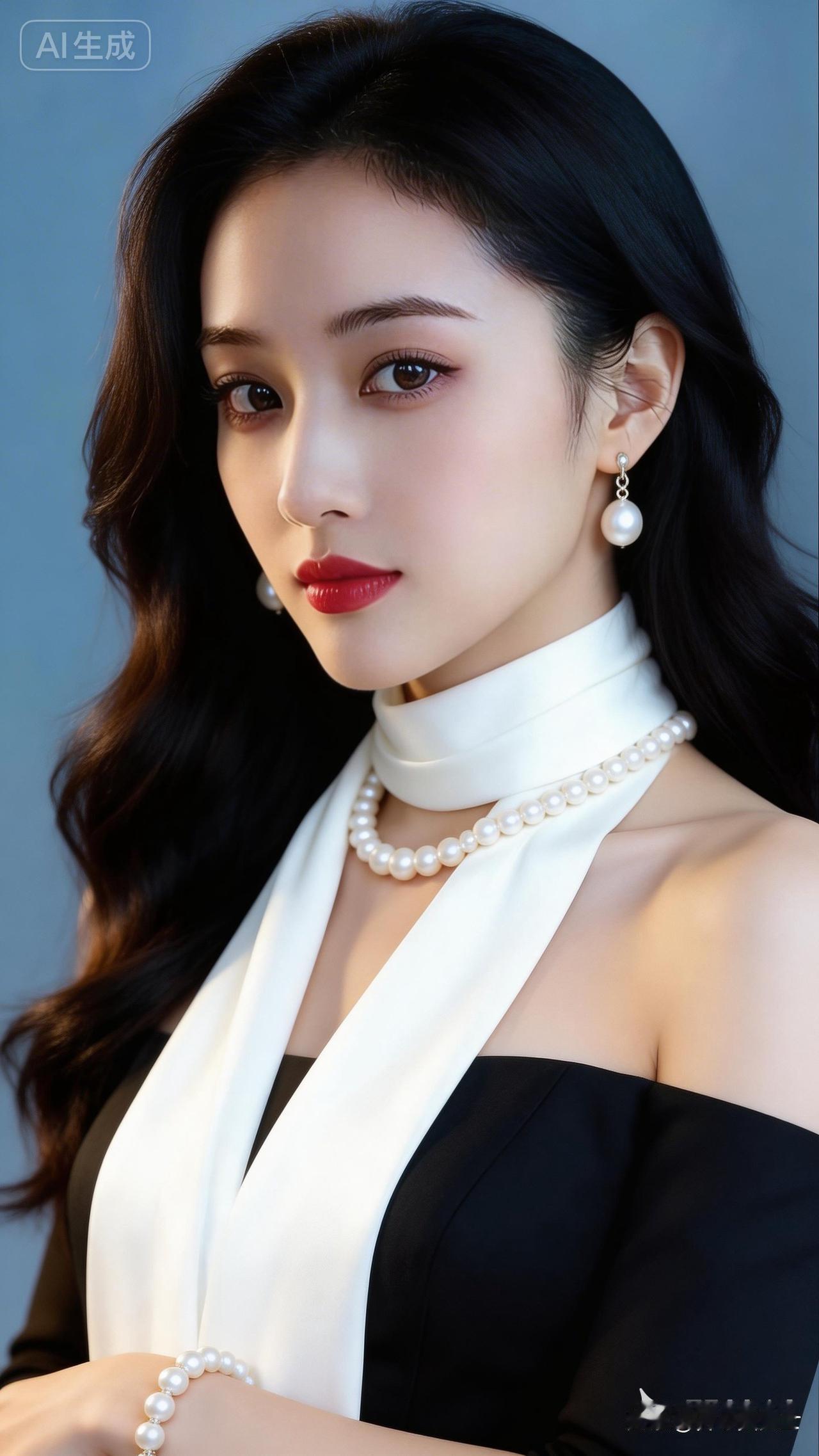 优雅珍珠耳环，尽显高贵气质！💎✨