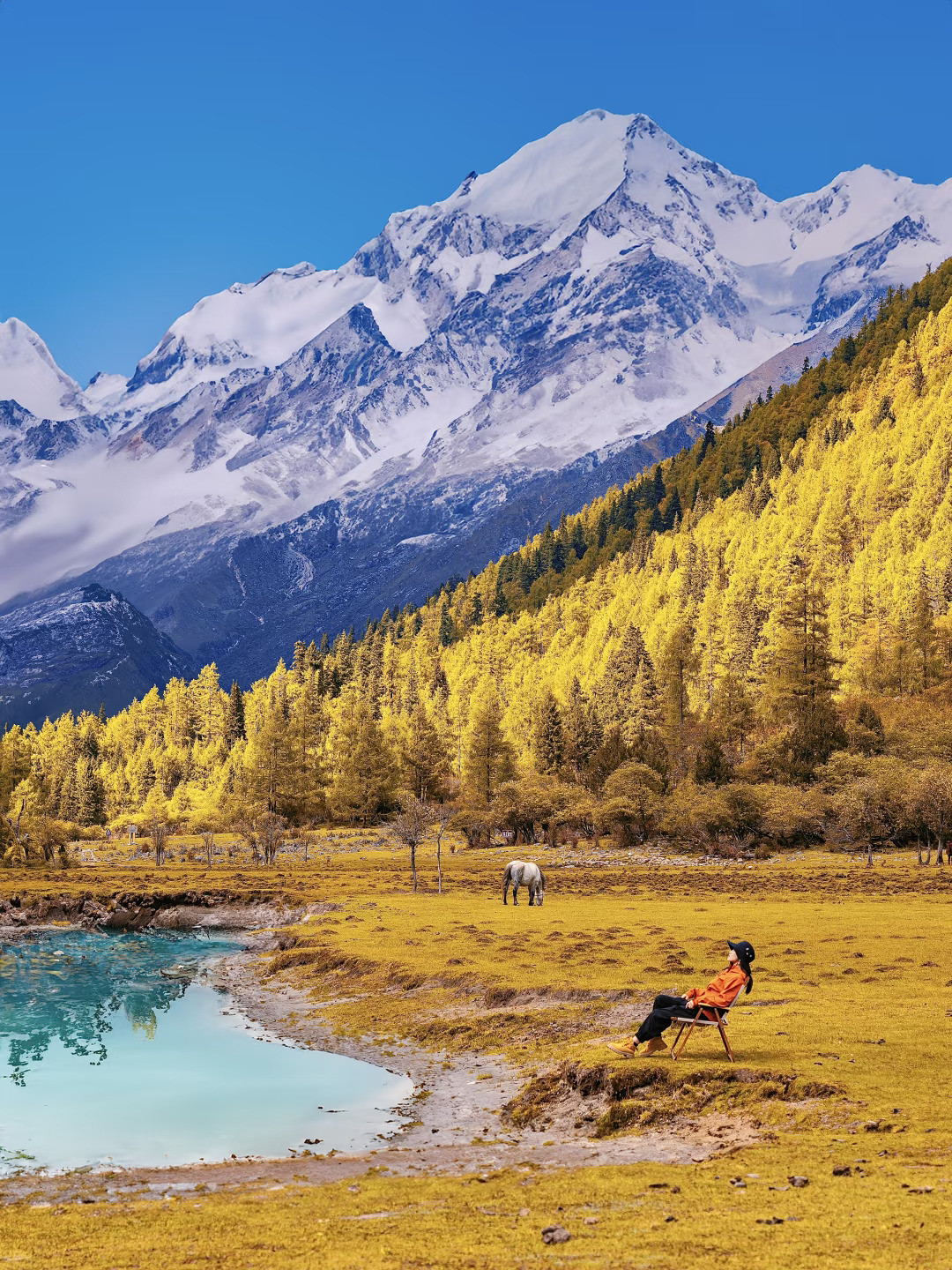 接下来的四姑娘山，是封神级别的秋景🍂