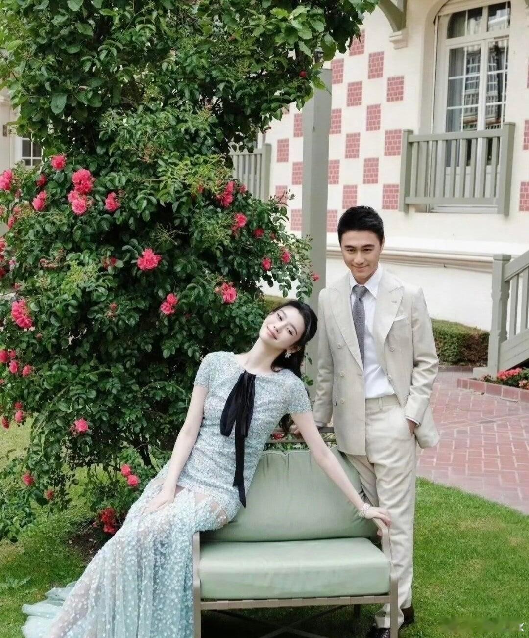 奚梦瑶婚礼珠宝奚梦瑶的法国婚礼就在明天6月1号进行今天在法国百年庄园预热晚宴上奚
