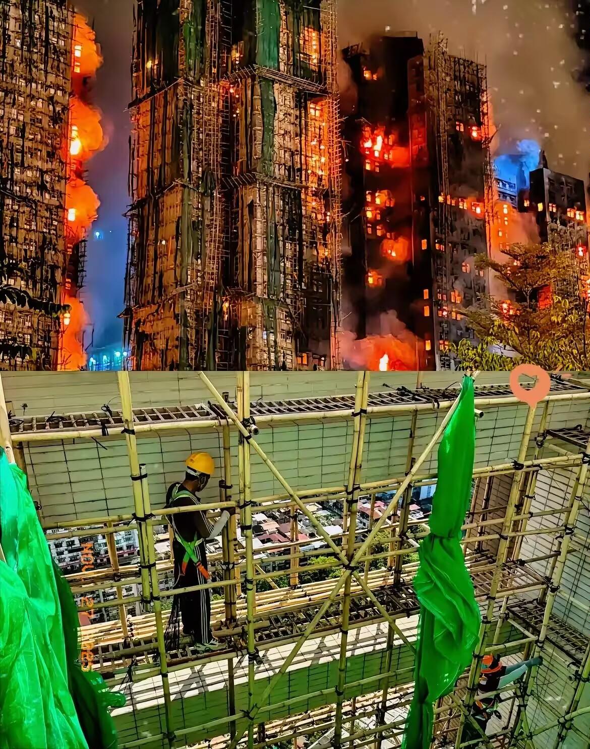 终于真相大白了，香港为什么一直用竹子脚手架？不是香港落后，也不是用不起钢筋，