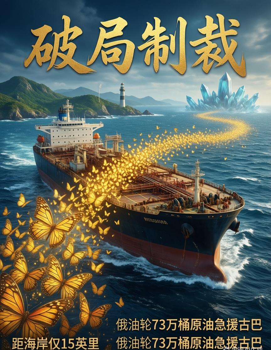 破局制裁！俄油轮载73万桶原油驰援古巴，距海岸仅15英里上演“绝地求生”央视