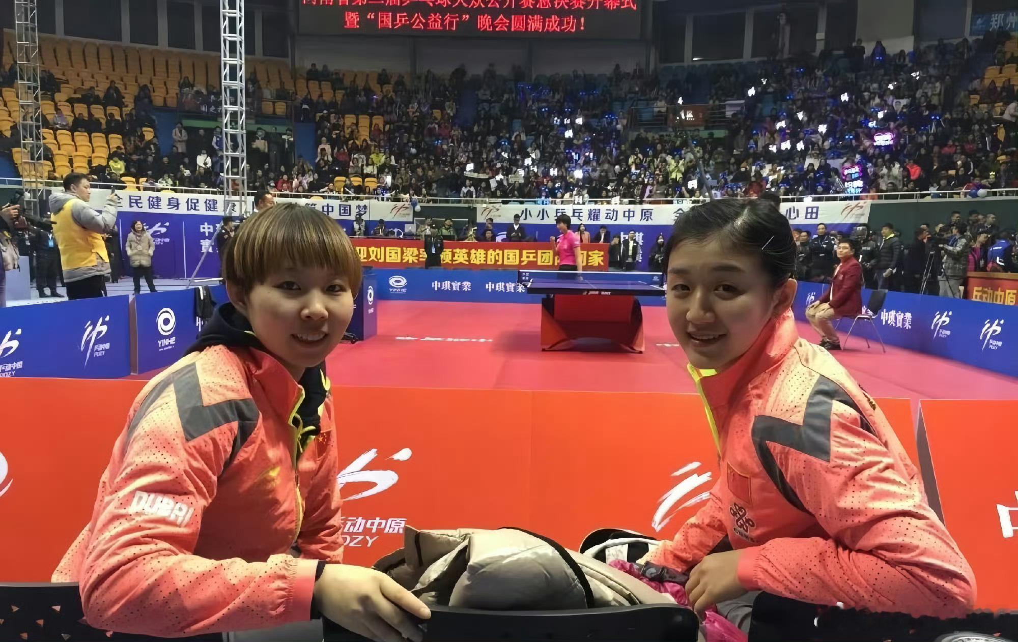 今夕是何年？94年的陈梦，和95年的朱雨玲，从少年一起训练到成。俩人历史交手15