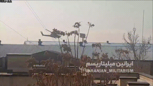 配备N-025E型桅杆式毫米波雷达，伊朗最新接收的米-28NE武装直升机在德黑兰