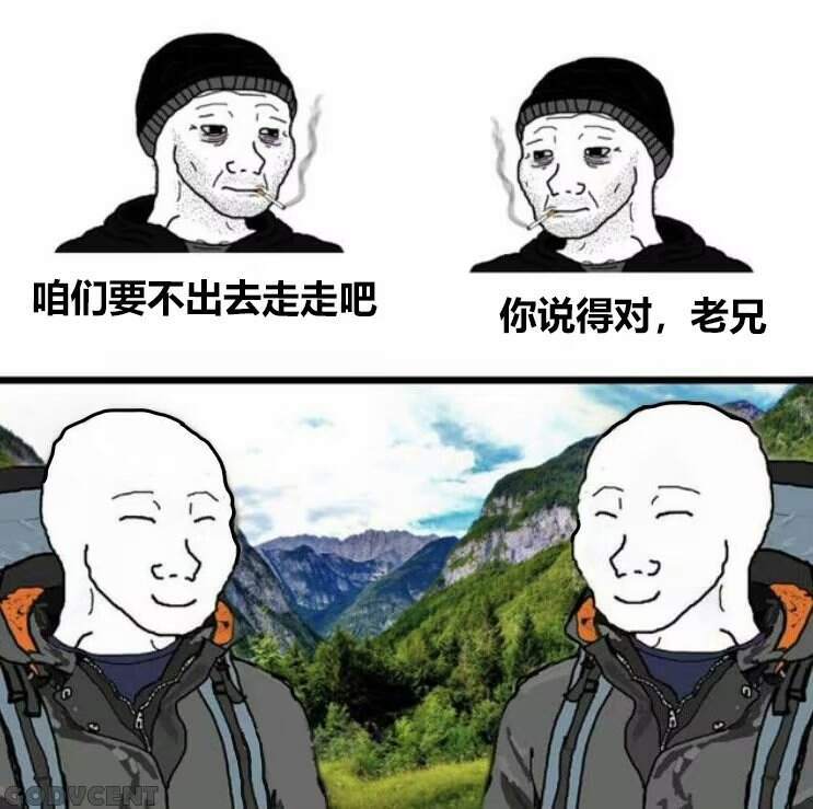 您获得了一些*平静的*memes
