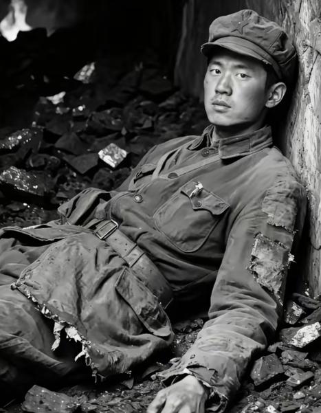 1937年，一西路军伤员正坐在街边讨饭，一个国民党士兵走了过来。他上下打量了伤员