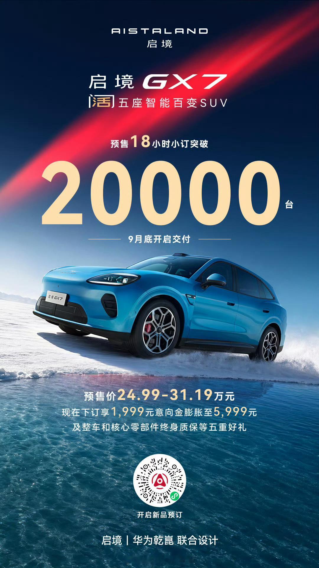 启境GX7预售18小时，小订直接冲破20000台。这时候，有句话我不知道该不该说：其实并不是鸿蒙智行