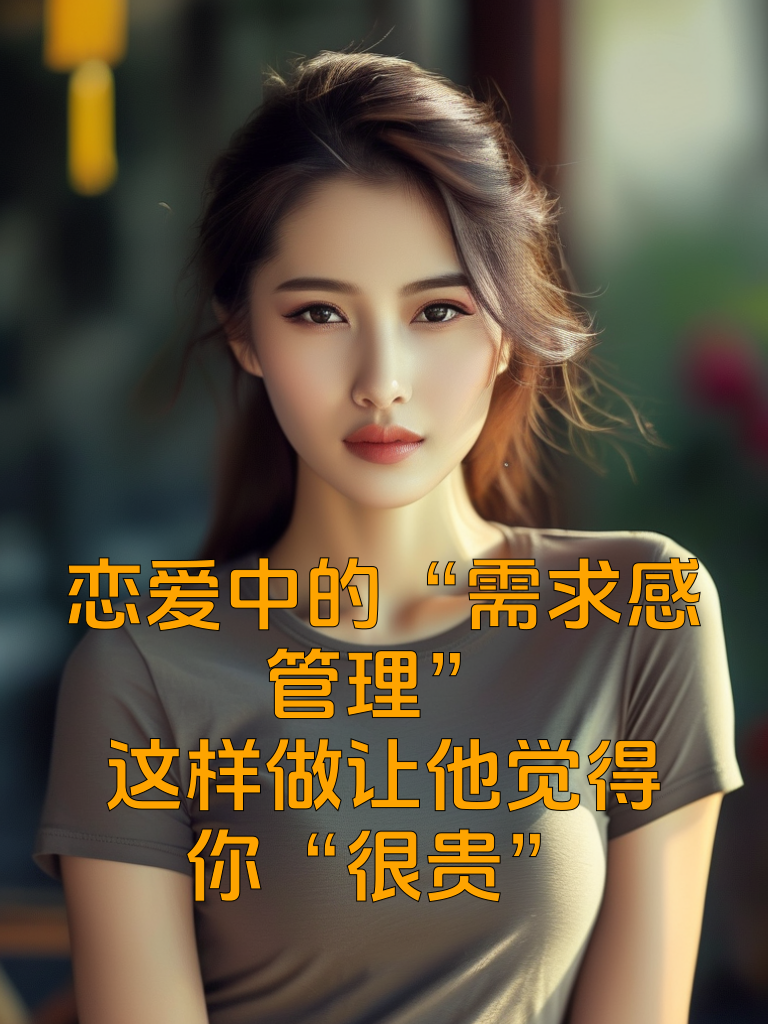 恋爱中的“需求感管理”：这样做让他觉得你“很贵”