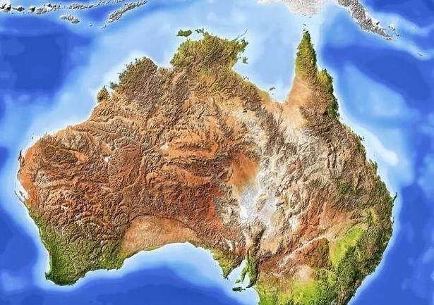 澳大利亚的遗憾：独占整个大陆，却因为太平坦，没有高山，形成不了大型河流。如果有一