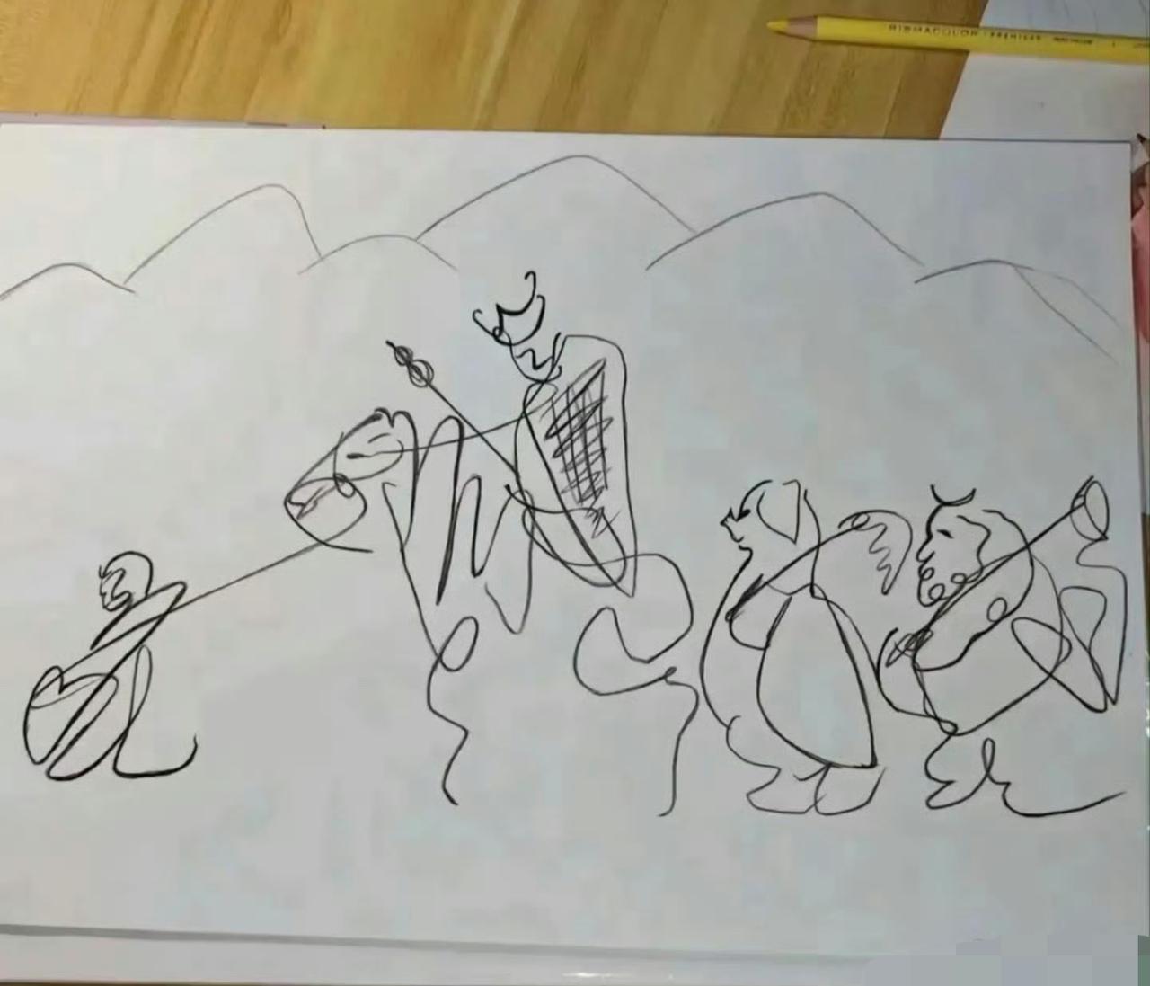 一位家长吐槽，花1200块钱送孩子去学了两个月的画画兴趣班，拿回来的作业非常