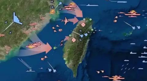 中国现在围岛，已经跟台湾没有关系了！ 过去几年，解放军围绕台湾岛的演训已经不