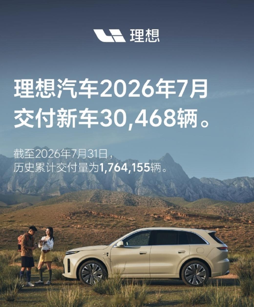 理想汽车交付新车30,468辆，这个数据大家觉得怎么样，把上险的历史拉出来，理想