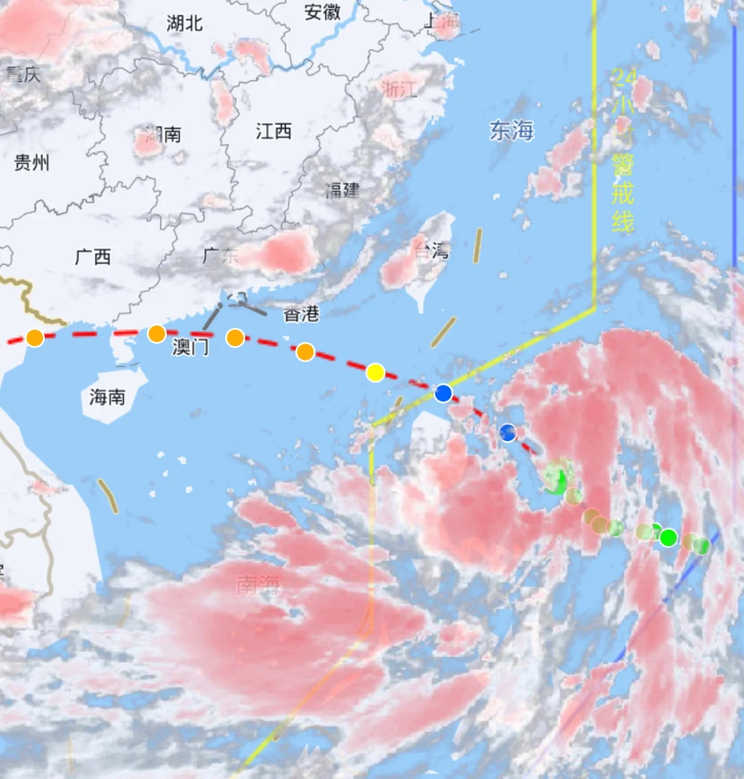 台风剑指广东，全省高温加剧，周日转暴雨
