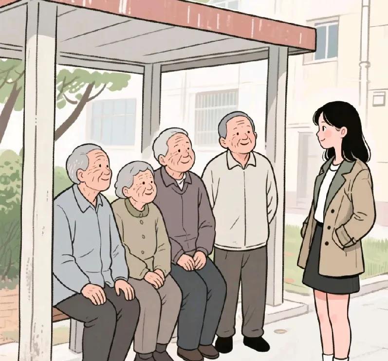 小区里碰见婆婆和几个邻居在说话。邻居问我：“都不见你出来，你在家忙啥呢？”我