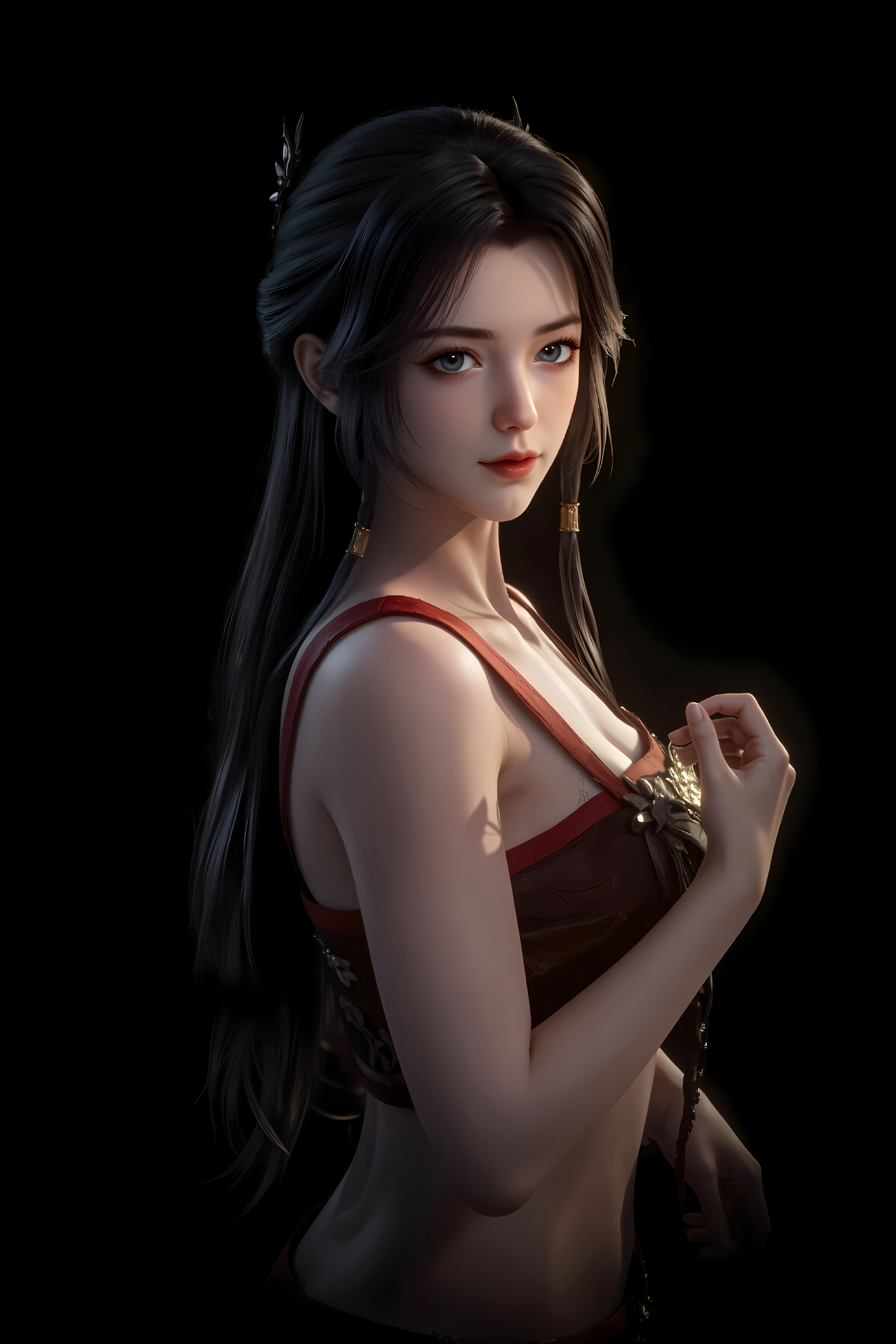 【牧神记】国漫女神灵毓秀4K超清壁纸：一笑能令百花绽，再颦可使万籁唏！