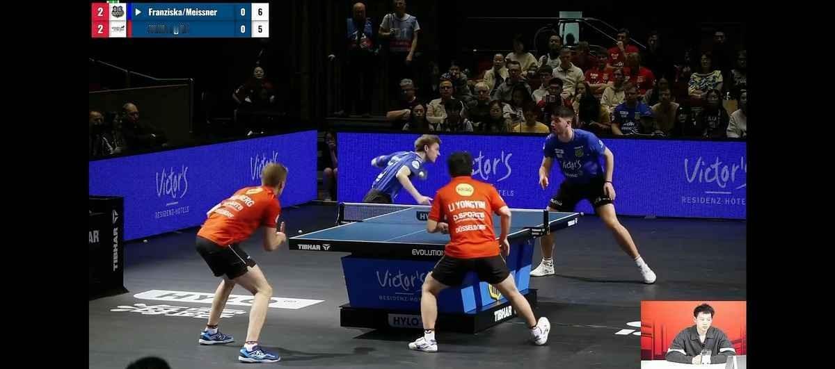 决胜盘双打，弗朗西斯卡两个正手半高球，就这么打丢了。都是局点球。看球的人都知