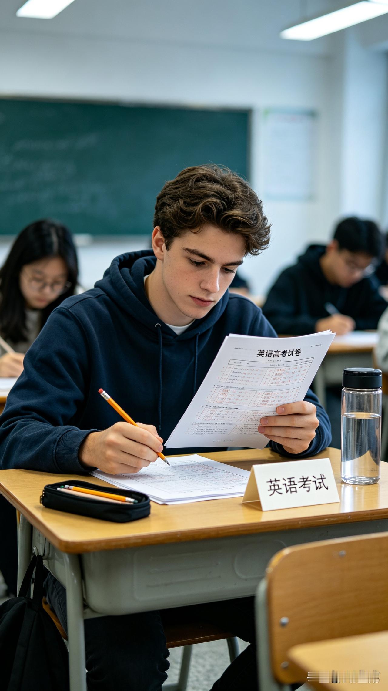 如果让外国人来做我们的英语高考卷，会出现什么情况呢？2005年，《楚天都市报》