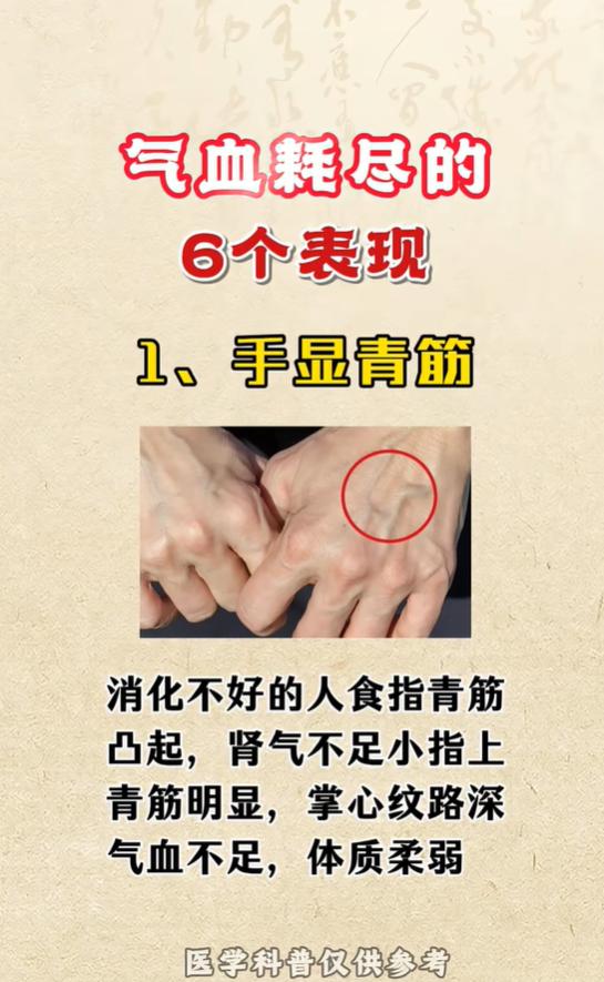 在中医理论中，气血是滋养全身脏腑、皮肤、毛发的基础。当气血亏虚，身体会慢慢出现一