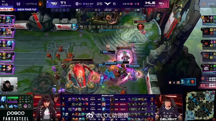 T1进入世界赛状态T12-0HLE：Keria机器人完美发挥，T1轻取HL