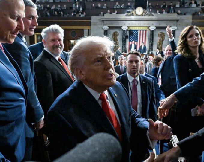 ❗️突发：尼尔森公司公布的数据显示，尽管特朗普今年的国情咨文演讲是历史上最长的