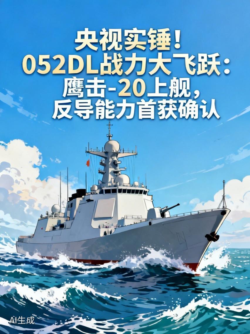 央视实锤！052DL战力大飞跃：鹰击-20上舰，反导能力首获确认5月16日，