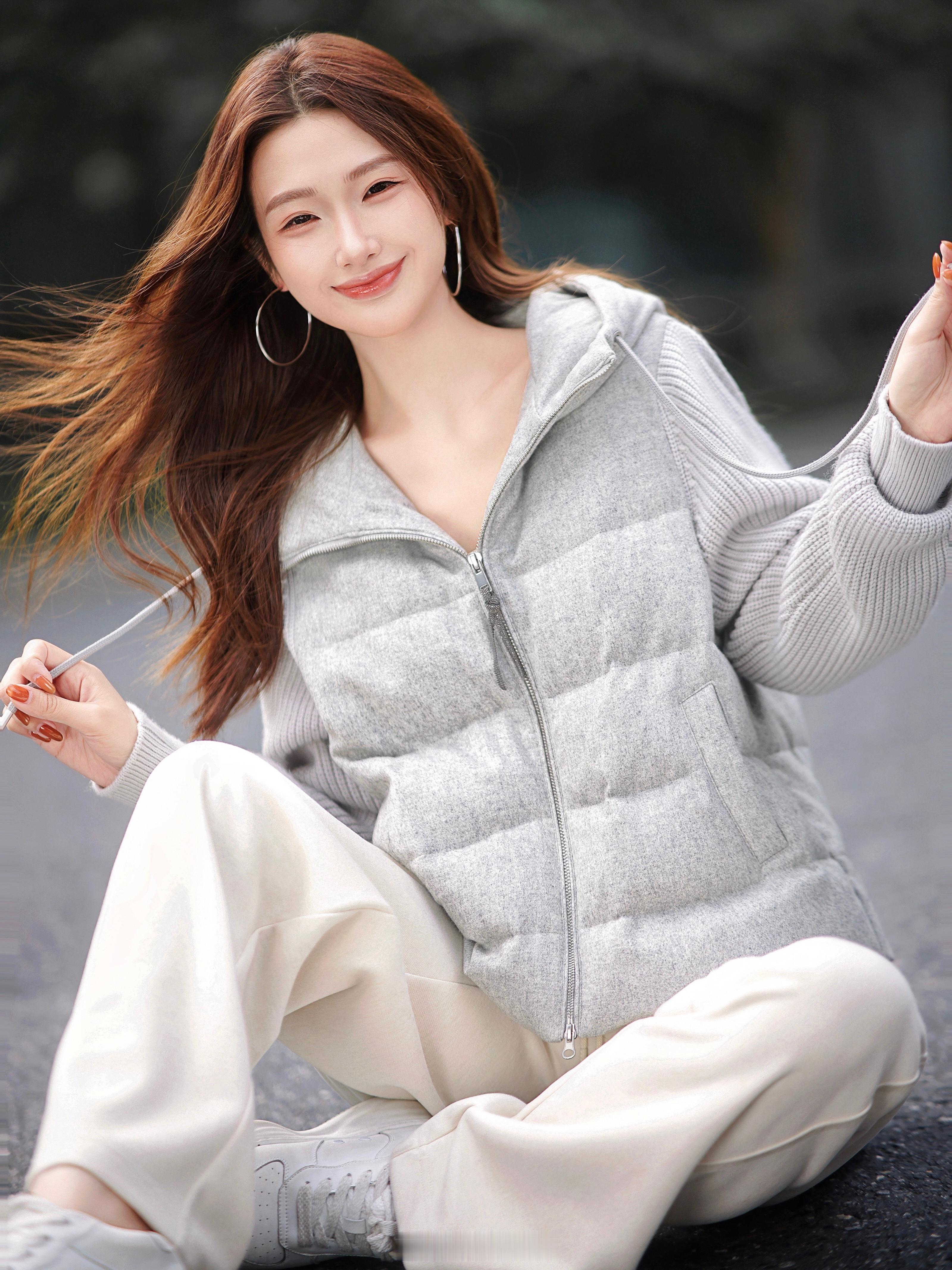 这这这...真不是吐司来的吗！绵羊毛+90鹅绒填充暖呼呼软乎乎一点也不臃肿哈