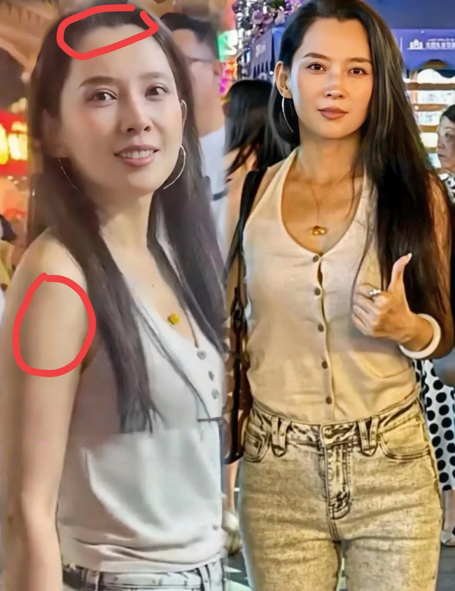 一夜之间，森林北再上热搜，并非因与汪峰的事，而是网友拍的生图暴露了她的状态。