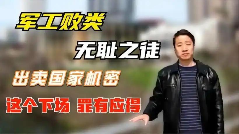 一个参与电磁武器研发的军工高级工程师，在机场被捕时，随身携带的是涉密科研材料。