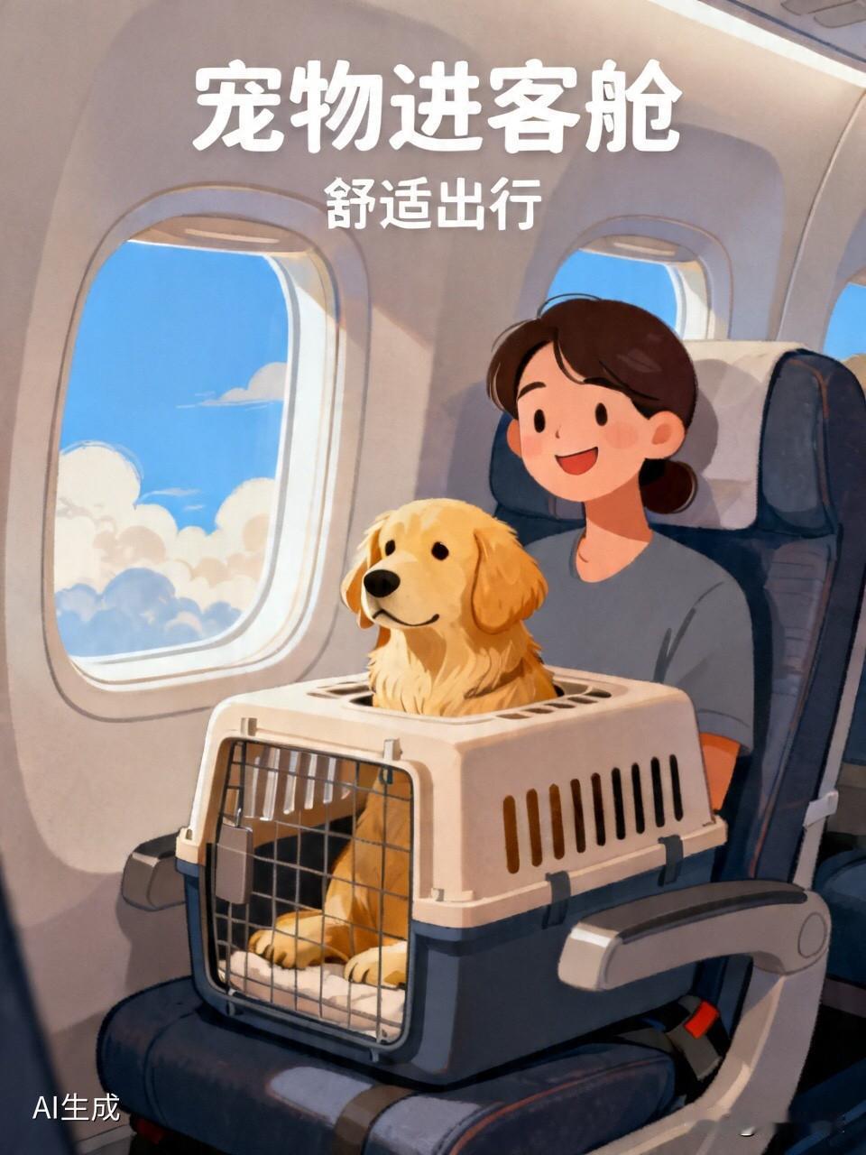 飞机上也能给宠物买座了？航司靠“毛孩子”赚钱，竟比卖机票还香！你有没有想