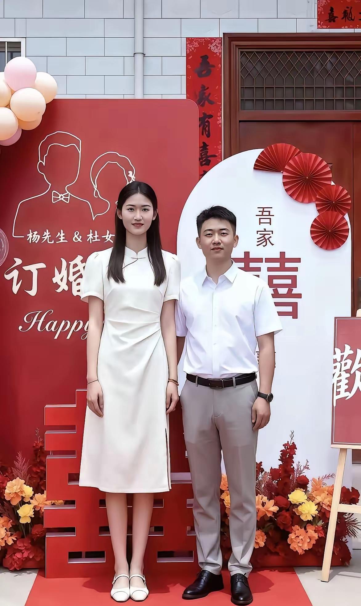 实说实说，除了身高新郎各个方面，完全超越新娘