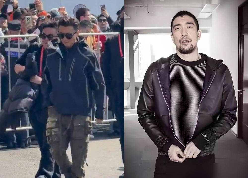 F1赛场，王千源一件8万皮衣，谢霆锋斥巨资搭台子，结果谁赢了气场？他只是往那