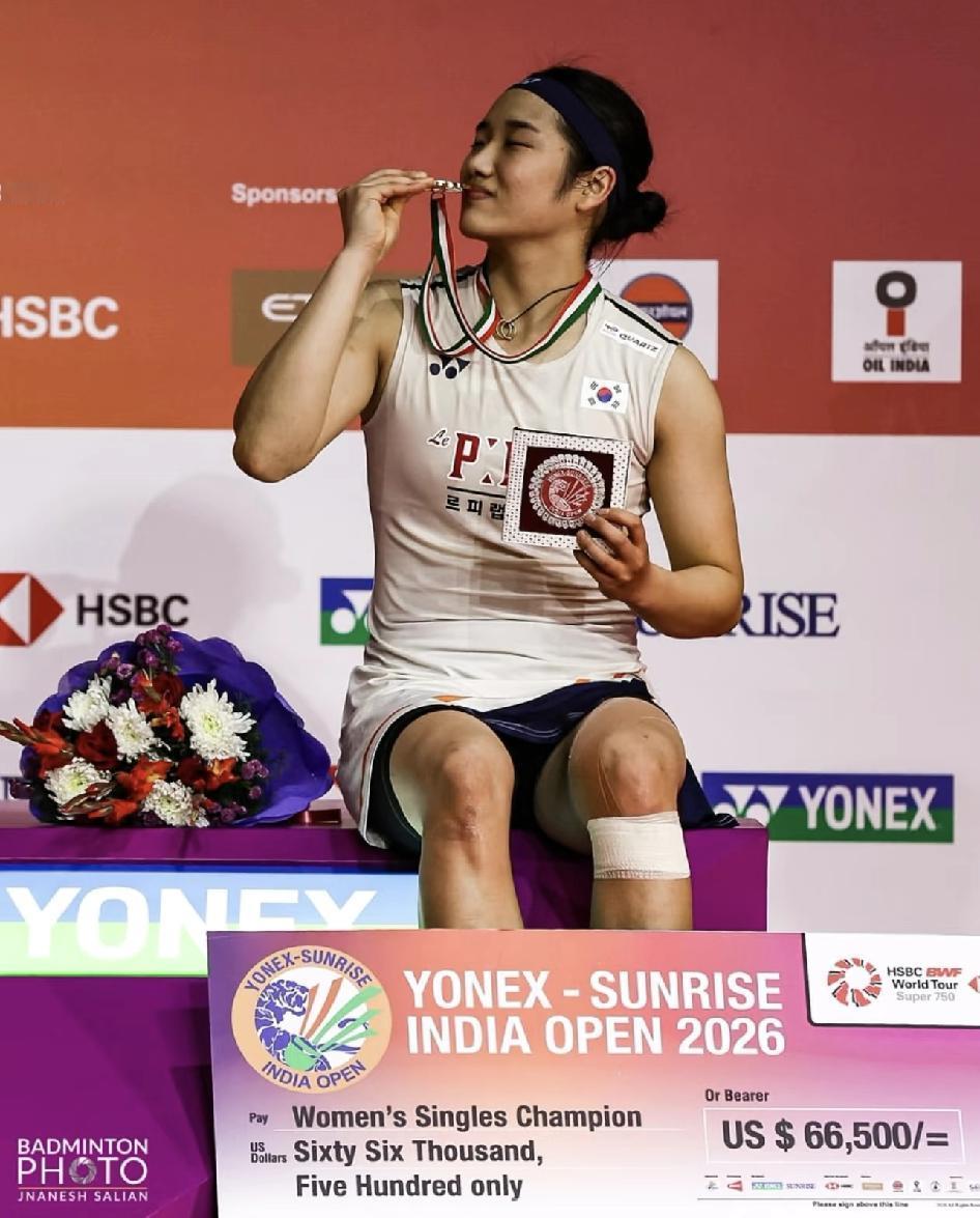 恭喜安洗莹卫冕印度公开赛冠军🏆！从首轮到决赛全程2-0横扫，场均35分钟速战速