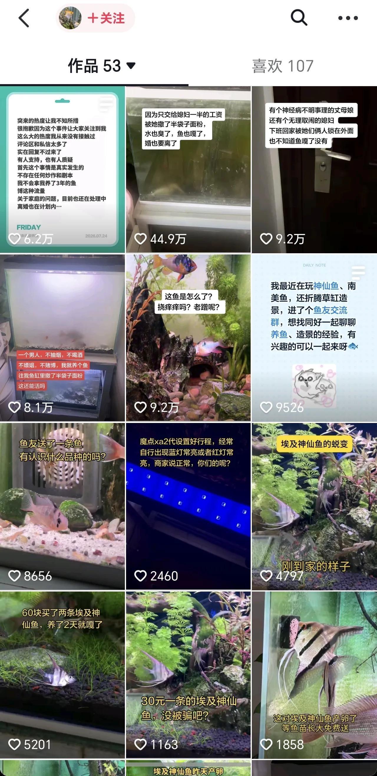 鱼缸被妻子倒面粉，后续来了：鱼缸搬出来了，我也搬出来了！这件事情就是济南的朱