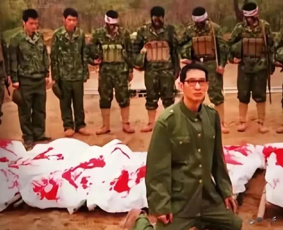战斗结束后，空气中还弥漫着火药和血腥味，幸存的勇士们为牺牲的烈士送行！青山有