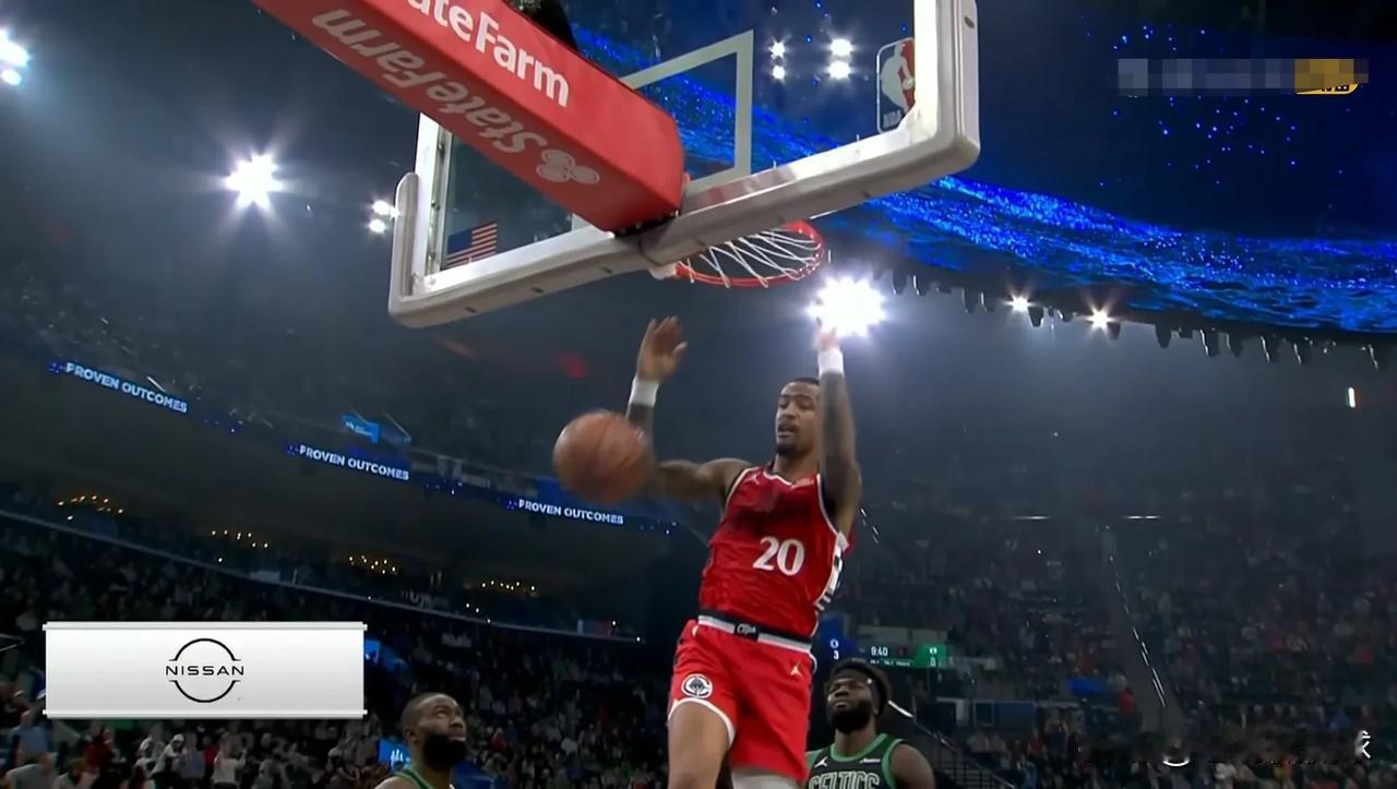 我必须要好好夸夸快船大将科林斯！尽管今天快船在主场以115:146惨败于凯尔特人