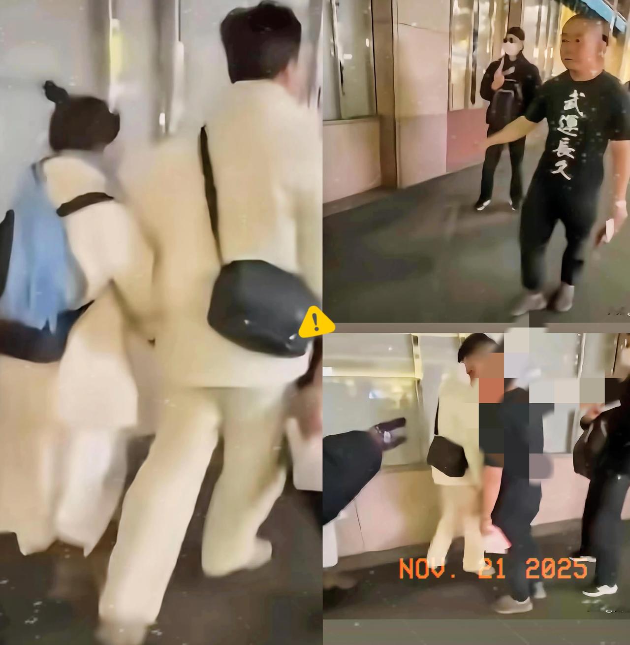 “不听话，这就是后果！”这对中国情侣在大阪旅游，被几个日本人围堵，吓哭了。唉！