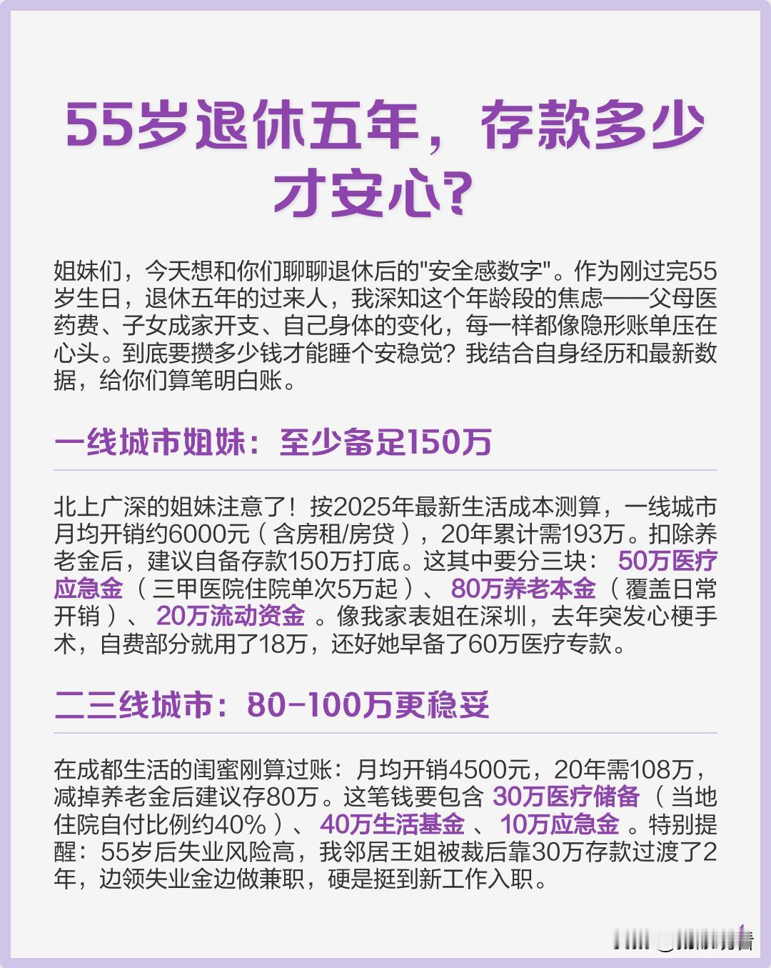 我刷到好多人说“养老至少存200万”，吓得我赶紧点开银行卡，结果越看越慌…🤯
