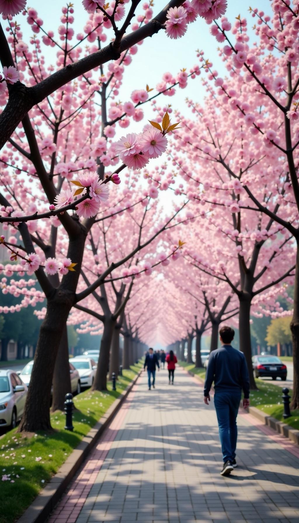 浪漫武汉笑聚江湖：樱花树下笑翻天，这才是武汉的春天！（头条爆款标题：有场景、