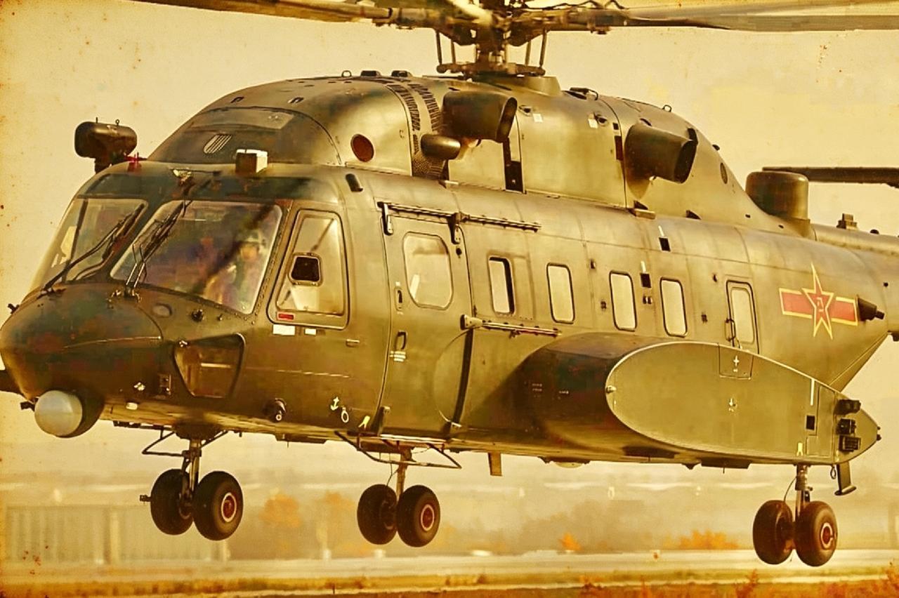 山猫座驾，空中突击运输！直-8L宽体直升机！国产直-8L宽体运输直升机