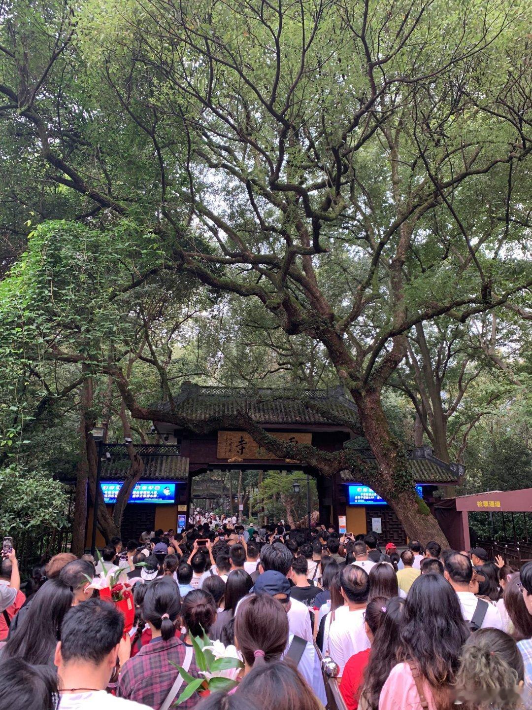 第一天出去旅游的人已经老实说实话这几天人多很正常，大家都奔着景点闲逛去的。​​