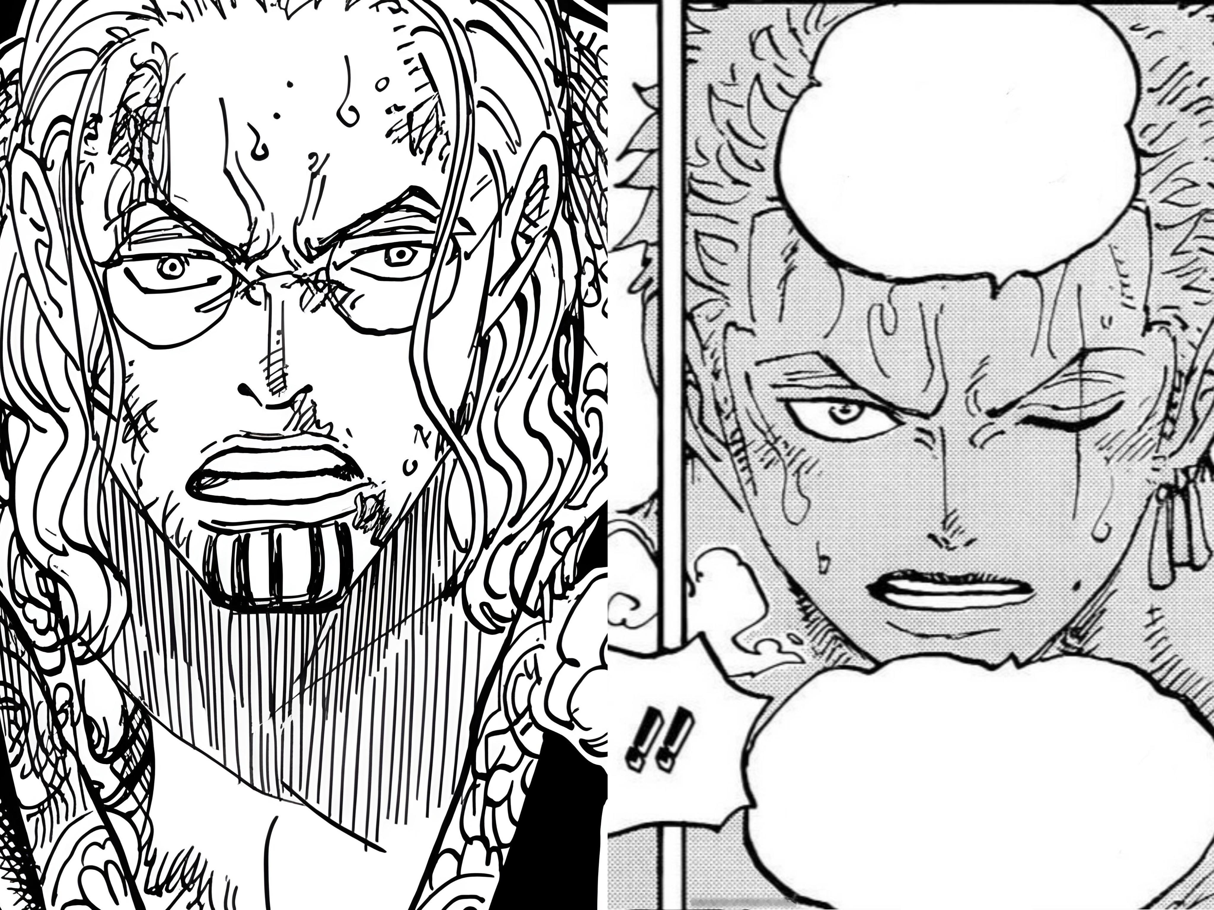 雷利和索隆！越来越像了……[思考][思考]海贼王海贼王漫画1161话​​​