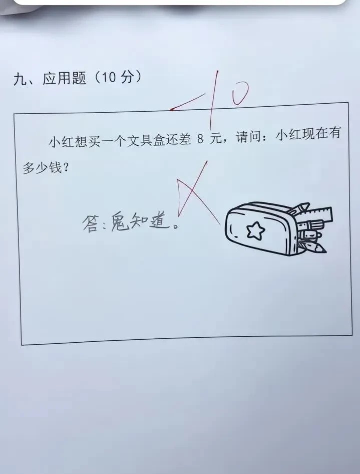 如果让你来回答这道应用题，以你目前的数学水平，那你会给出什么样的嗯答案？